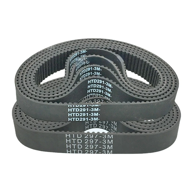 Rubber synchronous belt HTD3M-300  /303/306/309/312/315/318/321/324/327 -3M transmission belt