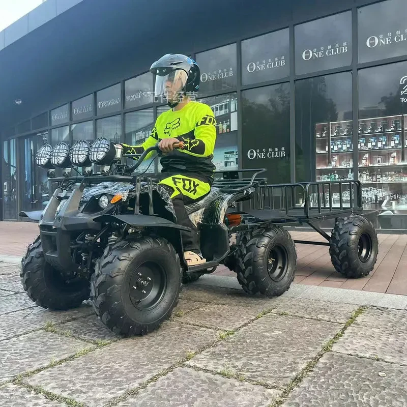 

All-terrain Mountain Off-road Motorcycle Little Bull Six-wheeled with Bucket Detachable Farm Vehicle