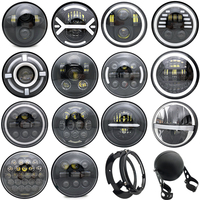 Black 5.75 Inch LED Headlight 5 3/4\