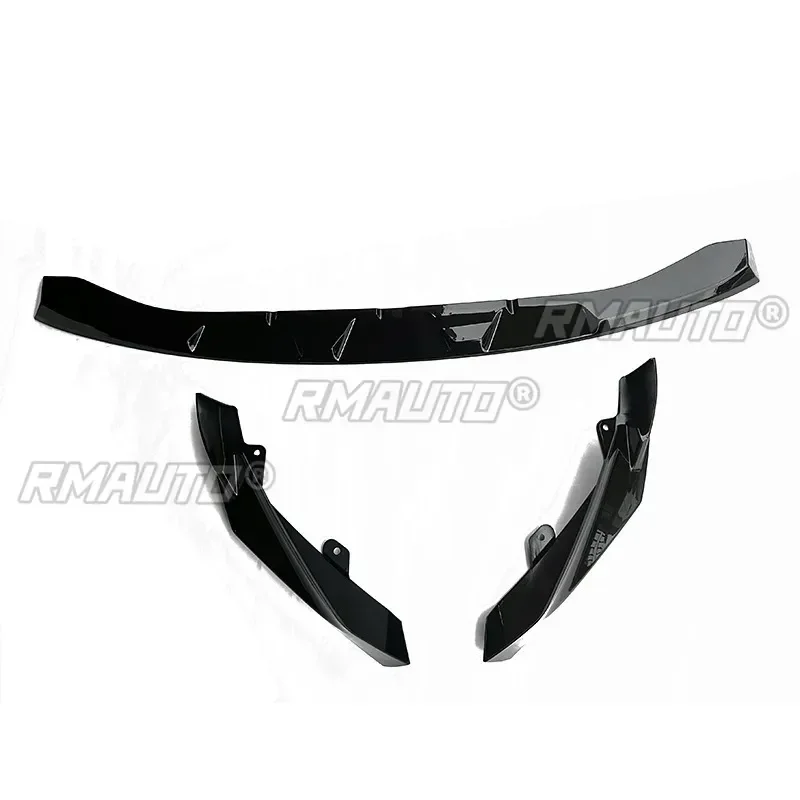 Para bmw m3 g80 2020-2023 pára-choques divisor preto brilhante estilo mp amortecedor dianteiro spoiler guarda modificação parte acessórios do carro