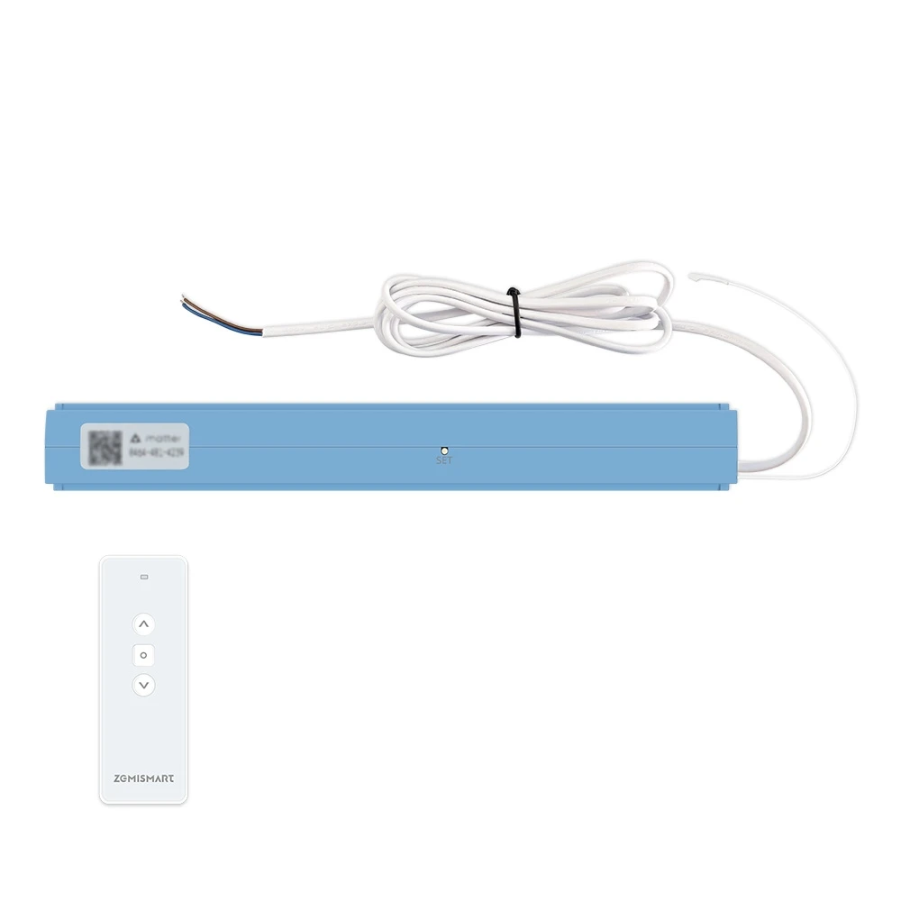 

Zemismart Matter Over WiFi Electric Blind Motor for Aluminum Blinds Roman Honeycomb Curtain HomeKit Google Home App Siri Control