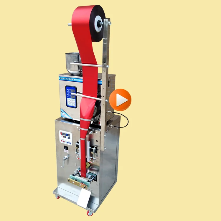 Small multi-function automatic vertical sachet packaging machine for granule powder