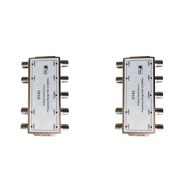 CJSD-2X DS81 8-в одной коммутатор Diseqc со спутниковым сигналом Приемник LNB Многопереключатель