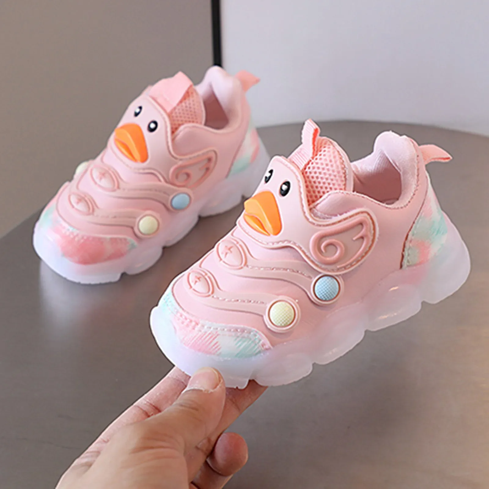 Baby Led Shoes For Kids Luminous Sneakers Breathable Toddler Shoes For Children Boys Girls Glowing Shoes With LED Lights