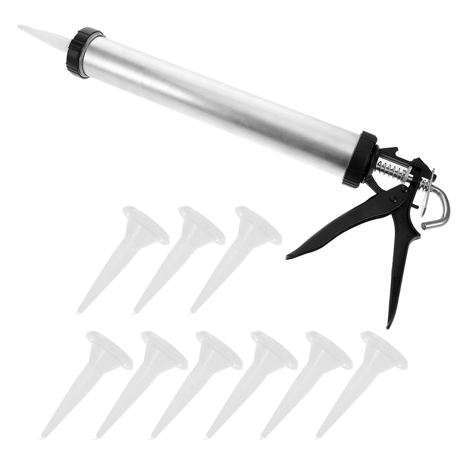 

1Set Caulking Tool Half Circle Shape Durable Thick Rod Structure Glue Tool Even Dispensing Sealant Use Caulk Tools