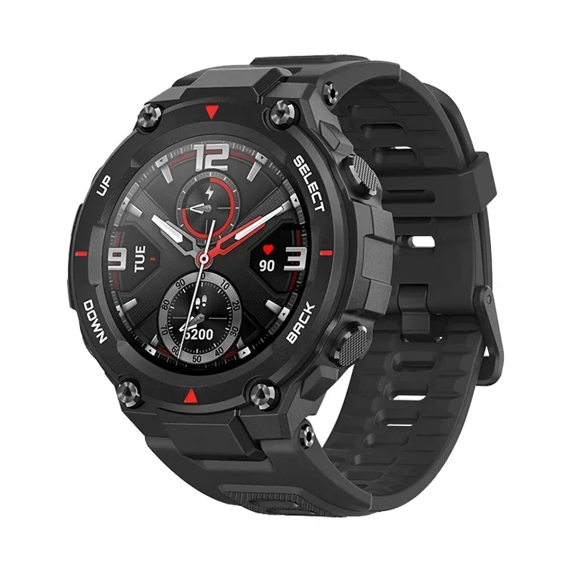 Silicone Watchband For Xiaomi Huami Amazfit T-Rex Pro Replacement Watch Band For Amazfit T Rex / Pro Soft Bracelet Wrist Strap