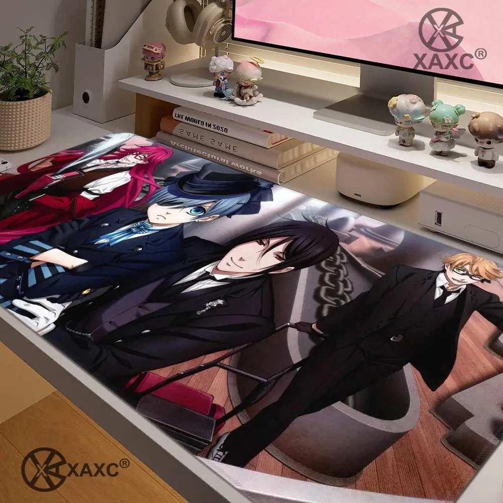 Classic Anime Kuroshioji Crime Movie XAXC Mouse Pad large keyboard mouse desk pad non-slip rubber gaming mouse pad