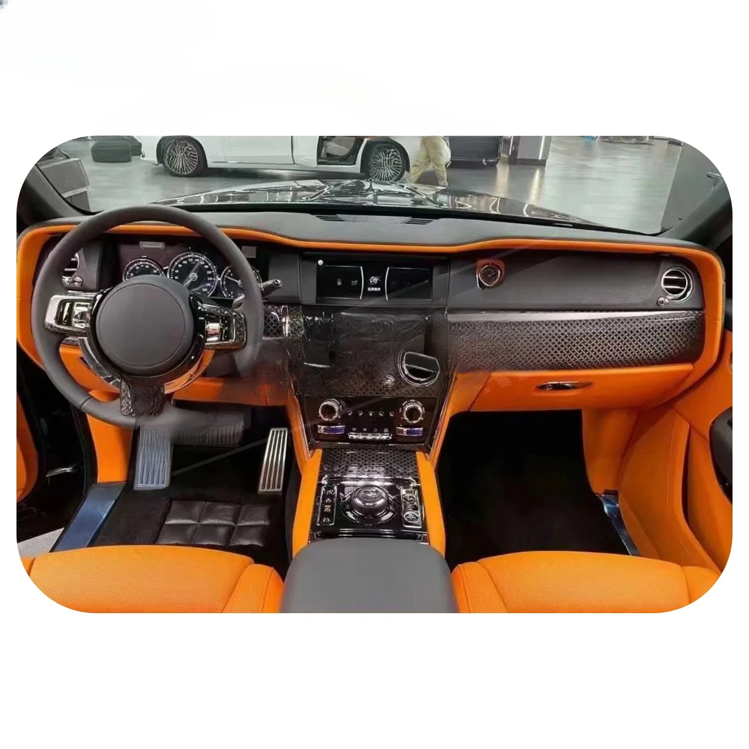 Hot Selling BB Style Dry Carbon Interior Replacement Trims for  Cullinan Upgrade Interior