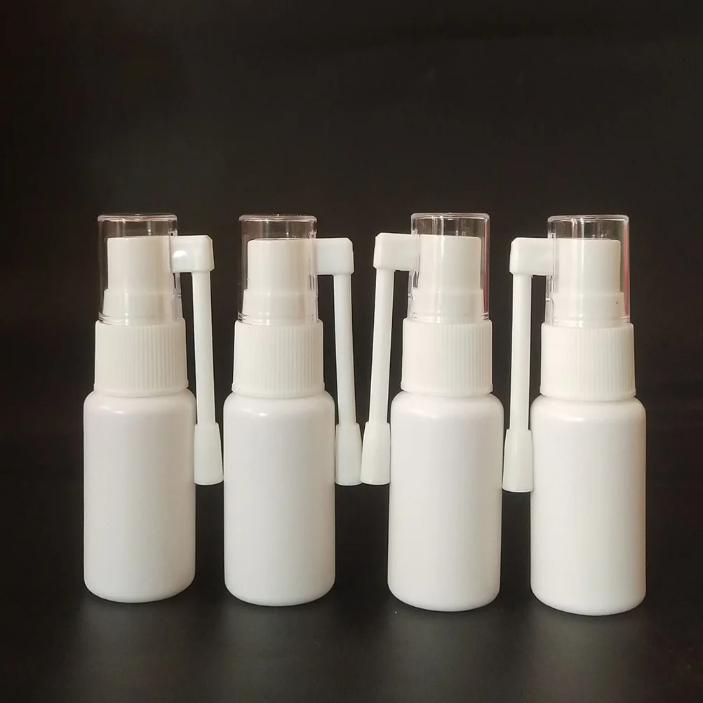 

10 Pcs 20ml Portable Nasal Sprayer Bottle Refillable Fine Mist Empty Spray Bottles (White) fine mist spray bottle