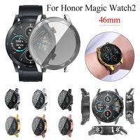 Slim Soft Smart Watch Accessories TPU Watch Case 360 Full Cover Plating Screen Protector For Honor Magic Watch 2 46mm