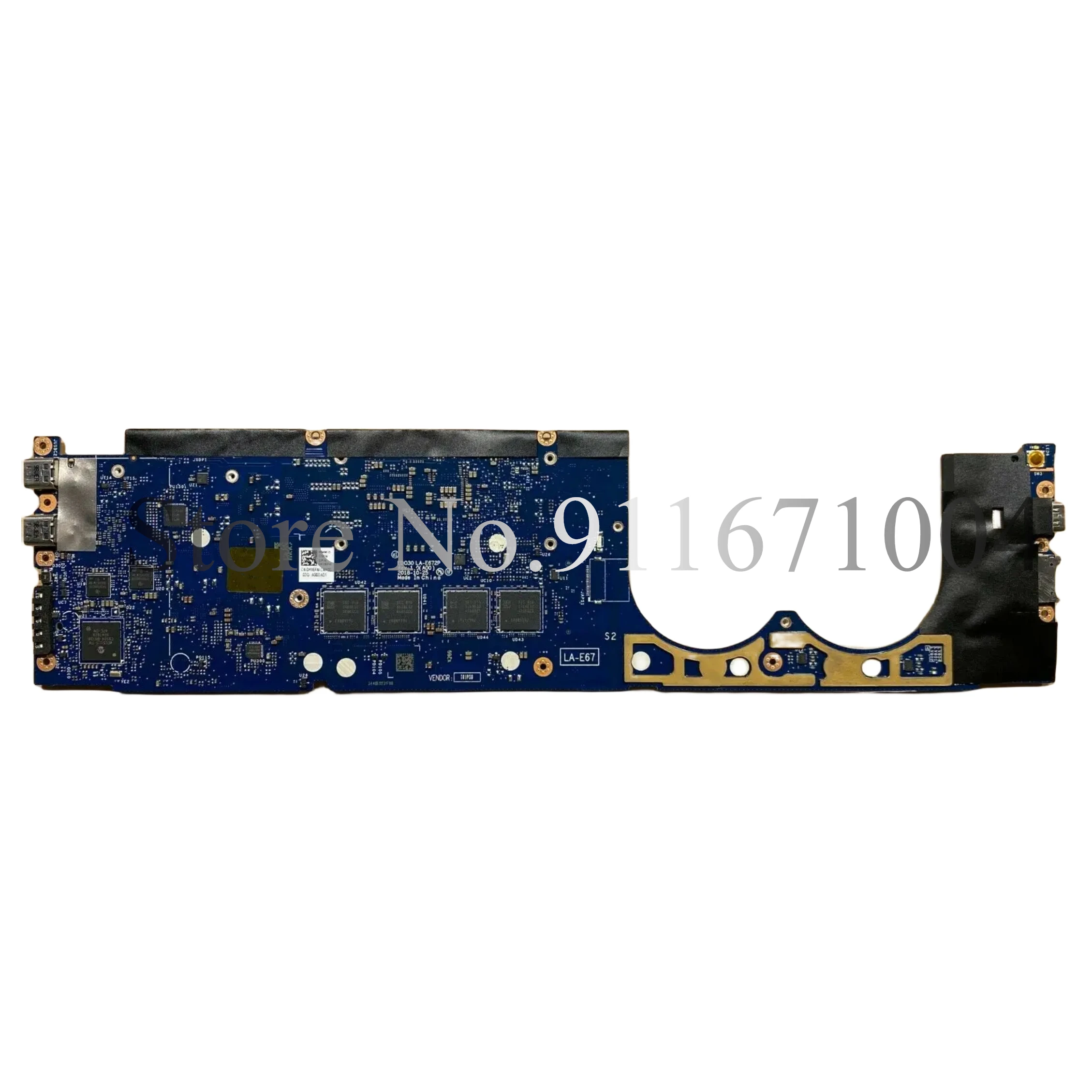 Imagem -02 - Placa-mãe Ed030 La-e672p para Dell Xps 13 9380 com I58265u I79565u Cpu 8g 16g Cn00xmmk 88mrw 5f77f