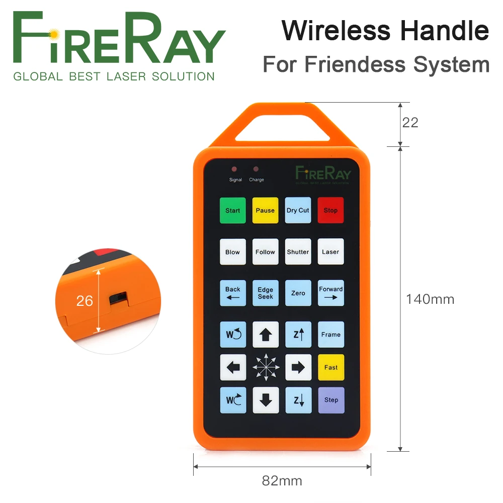 FireRay FSCUT Fiber Laser Control System OEM Wireless Handle Box for Friendess FSCUT FSCUT2000C CypCut BCS100 BMC1604