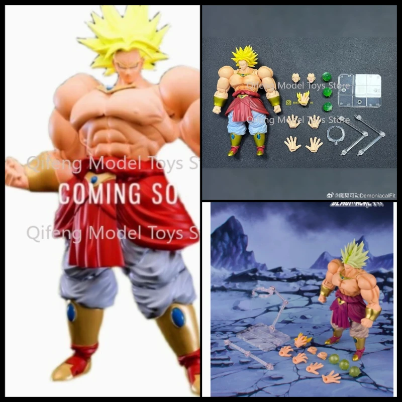 En stock, Mochi Movable, Legendary Berserker Broly, modelo de muñeca de estatuilla poseable, regalo de festival, adorno