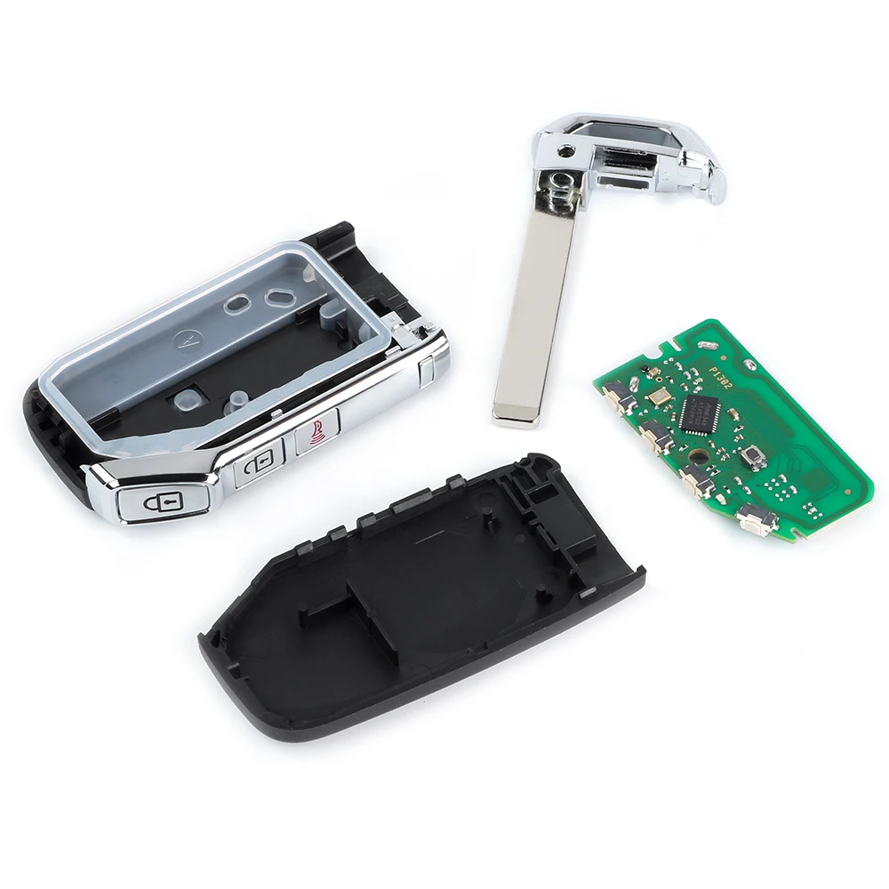 KEYECU 95440-P2010, Portachiavi Smart Remote per Auto 433 MHz 4A Sostituzione Keyless Go 4 Pulsante per KIA Sorendo 2022