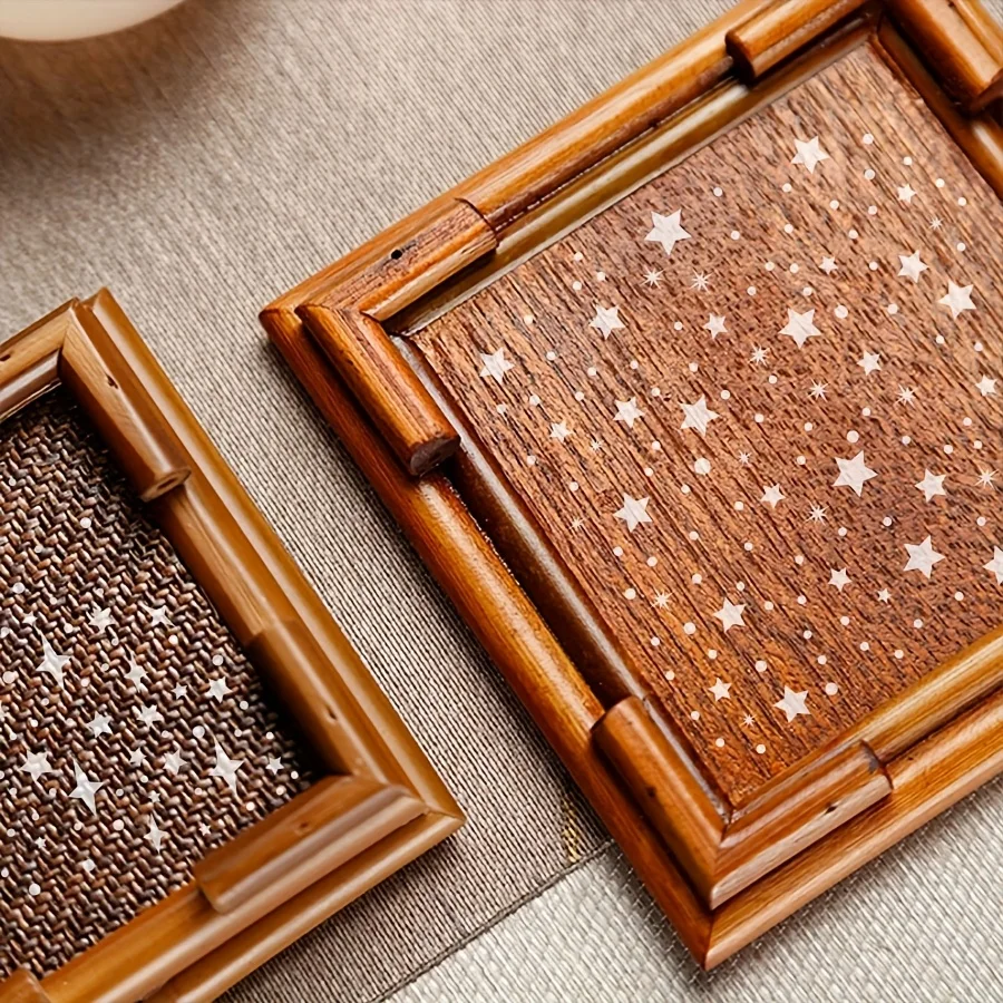 16 pezzi 5,9x5,9 pollici zodiacale costellazione stella stencil set per pittura fai da te journaling parete tessuto in legno modello artistico