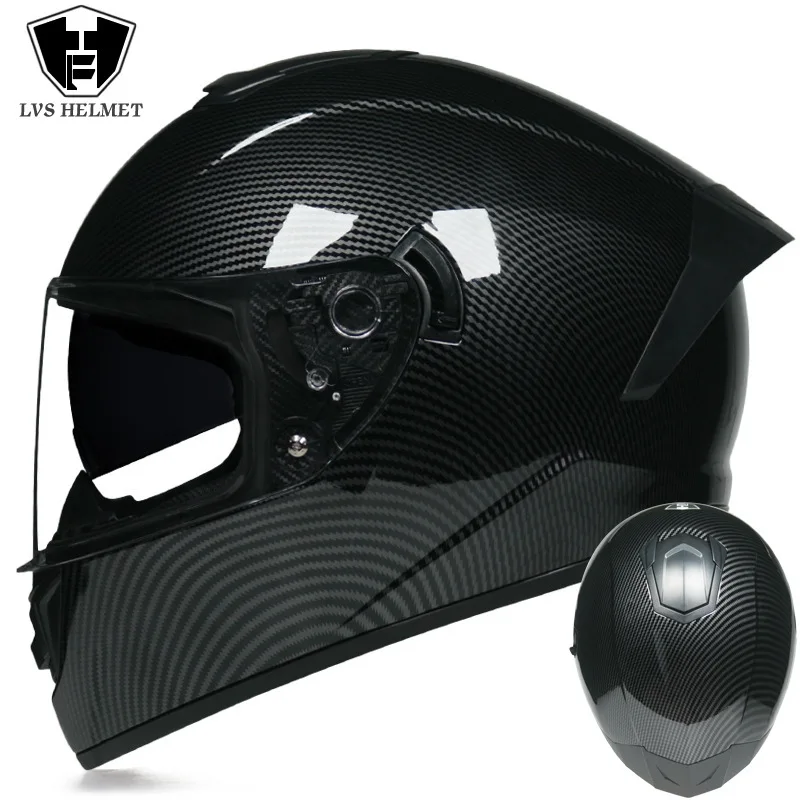 

Men's Street Motorcycle Helmet 3C Electric Bikes Full-Face Autumn/Winter Rider Helmet with Dual-Lens Motorcycles Helmet