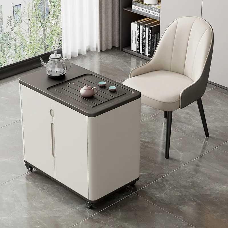Household Mobile Tea Table, Small Cart, Integrated Kettle, Fire Stone, Intelligent Kung Fu  Table,  Table,  Cabinet