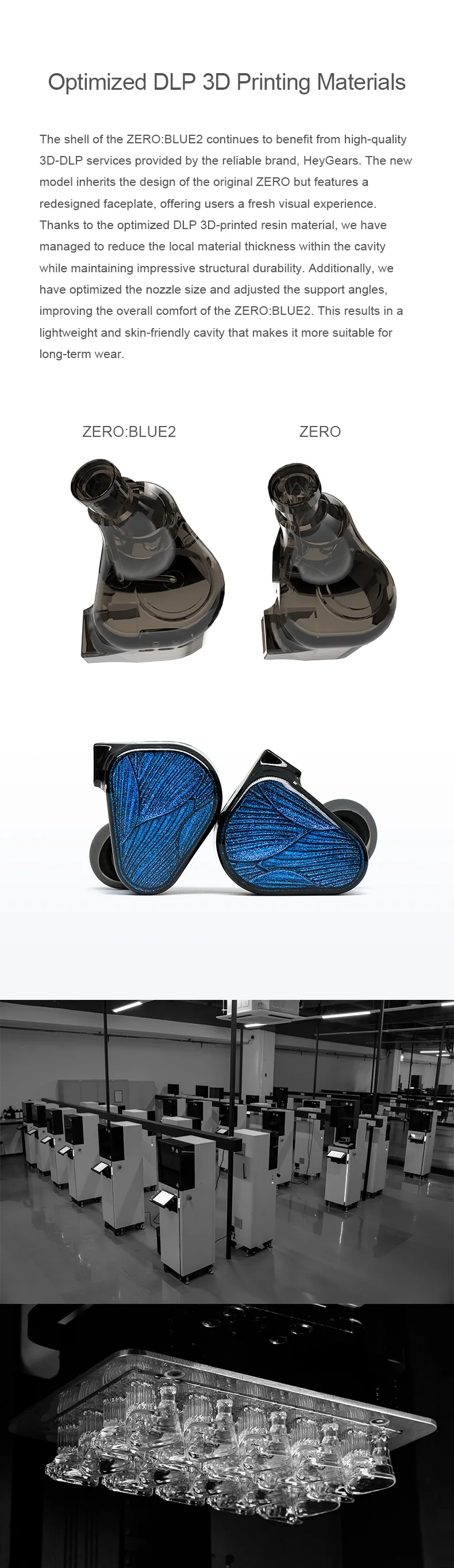 TRUTHEAR X Crinacle Zero:BLUE2 Kopfhörer Kabelgebundene In-Ear HIFI Musik-Gaming-Kopfhörer 3,5mm Stecker – Detail 8