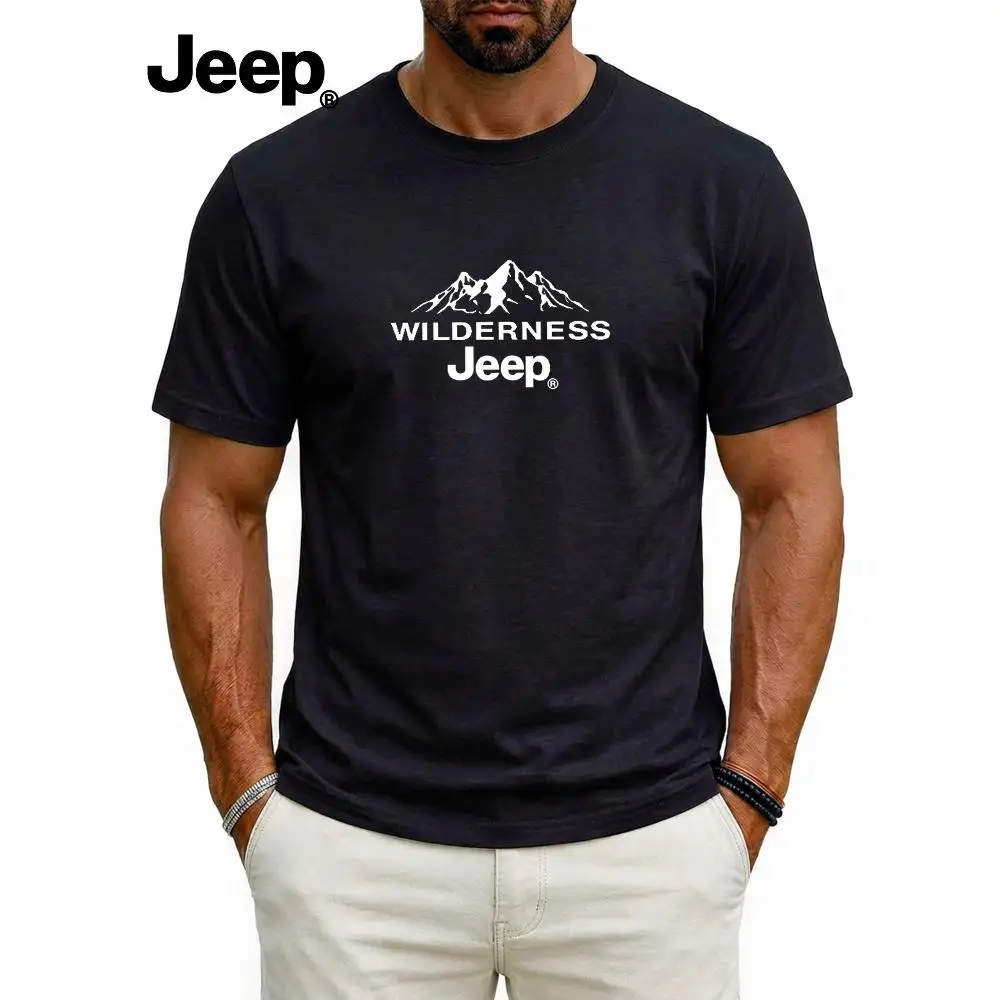 

Jeep Men's Sports T-shirt Breathable Comfortable Short Sleeve Outdoor T-shirt