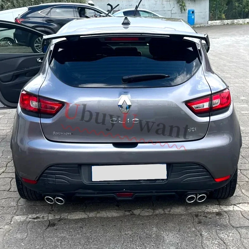 Rear Roof Wing For Renault Clio 3 rs sport Lip Spoiler 2006 2007 2008 2009 2010 2011 2012