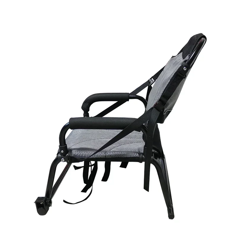 Breathable Mesh Kayak Fishing Chair with Armrests, Lightweight  Aluminum Foldable Replacement Seat for Inflatable Boat - view 4