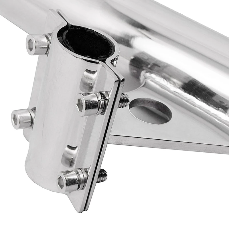 Boat Accessorie Marine Stainless Steel Clam On Fishing Rod Holder For Boat