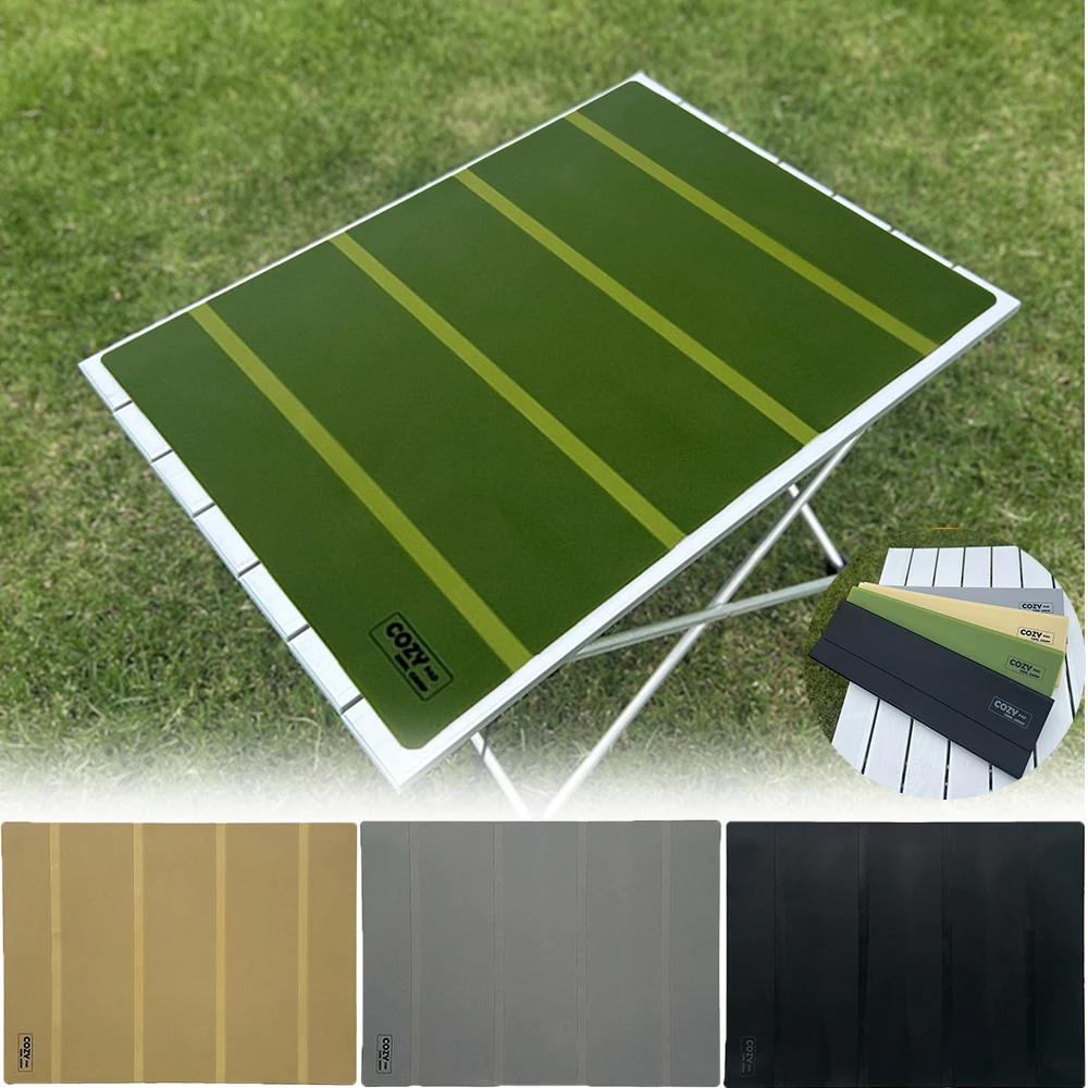 Outdoor Camping Table Mats Heat-Resistant Foldable Roll Desk Pad For BBQ Camping Waterproof Non-Slip Kitchen Table Cloth