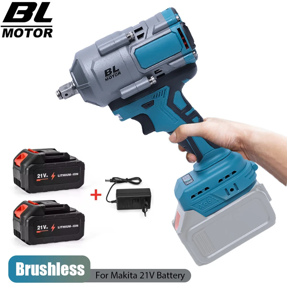 Makita – clé à chocs électrique sans fil, 3000N.m, 1/2 pouces, vitesse Variable, sans balais, outil électrique pour batterie 18-21V