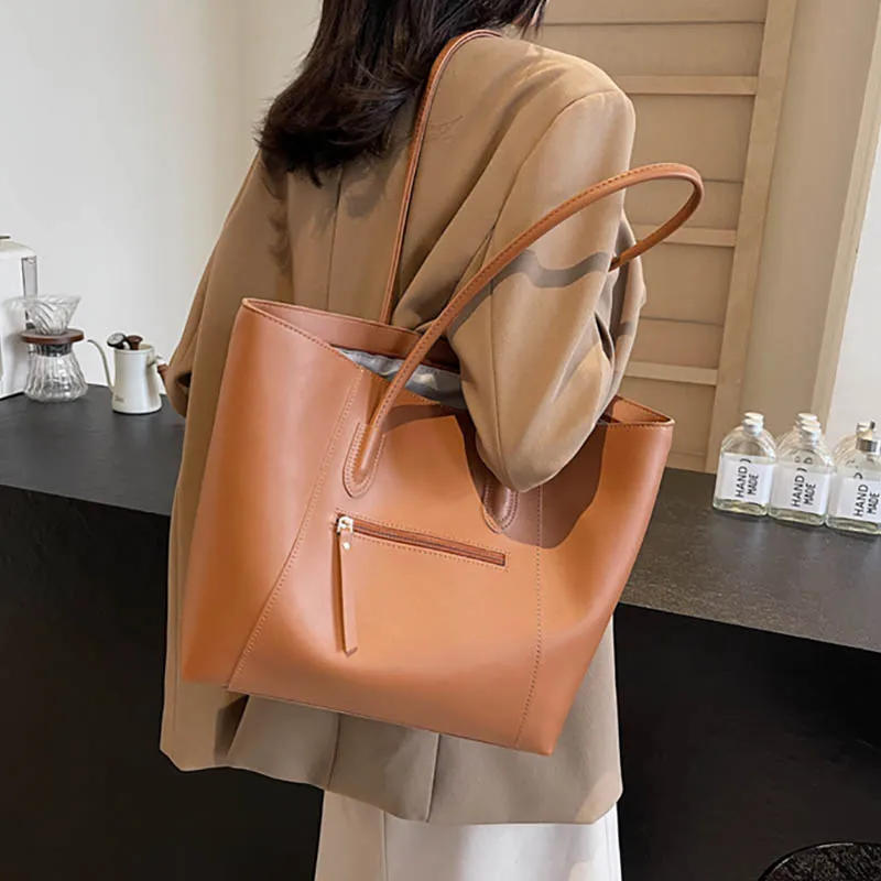 Ladies' Handbag 2026 Elegant And Minimalist Tote Bag New High-Capacity Commuting Shoulder Bags Crossbody Bags