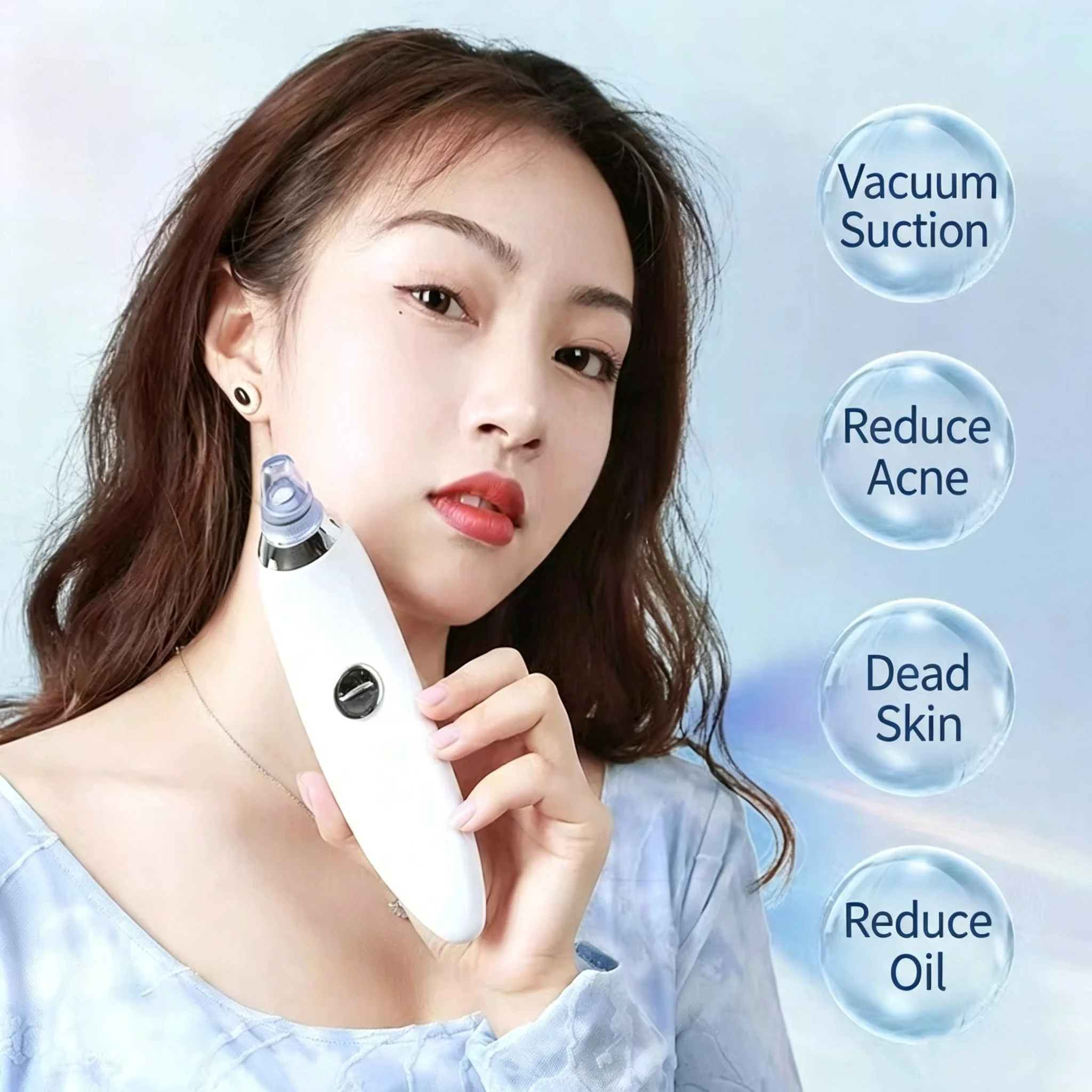 プロ仕様の電動ブラックヘッド除去器、毛穴吸引式、電動フェイシ - Pore Vacuum のレビューと価格