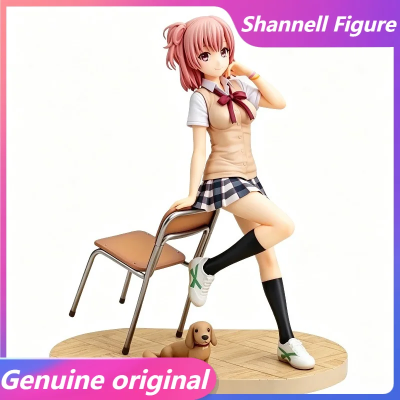 

In stock Genuine My teen romantic comedy snafu Yuigahama Yui Chair VER.19CM PVC Action Anime Figure Model Toys Figure Doll Gift