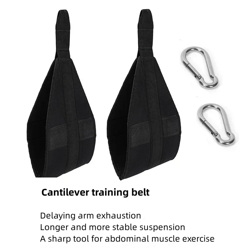 Fitness Sling Straps Suspension Rip-Resistant Heavy Duty A Pair For Pull Up Bar Hanging Leg Raiser Gym Home Fitness Equipment