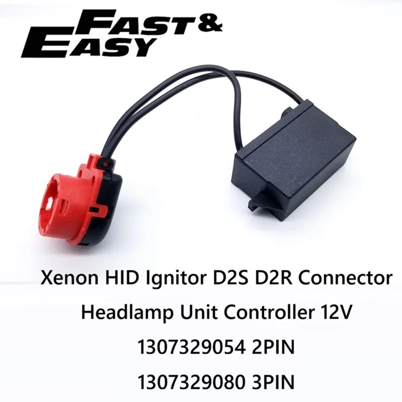 Nuevo Ignitor Xenón HID de Repuesto, Conector D2S D2R, Controlador de Unidad de Faro, Faro LED 12V 1307329080 3PIN 1307329054 2PIN