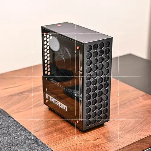 V9 Captain All-aluminum  Small Chassis Supports Double-slot Half-height PCI