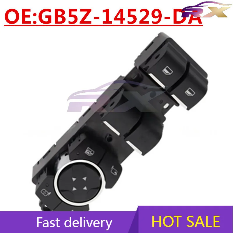 

OEM:GB5Z-14529-DA Подходит для Ford Explorer 8-контактный переключатель подъема стекла Главный переключатель с питанием стеклоподъемника