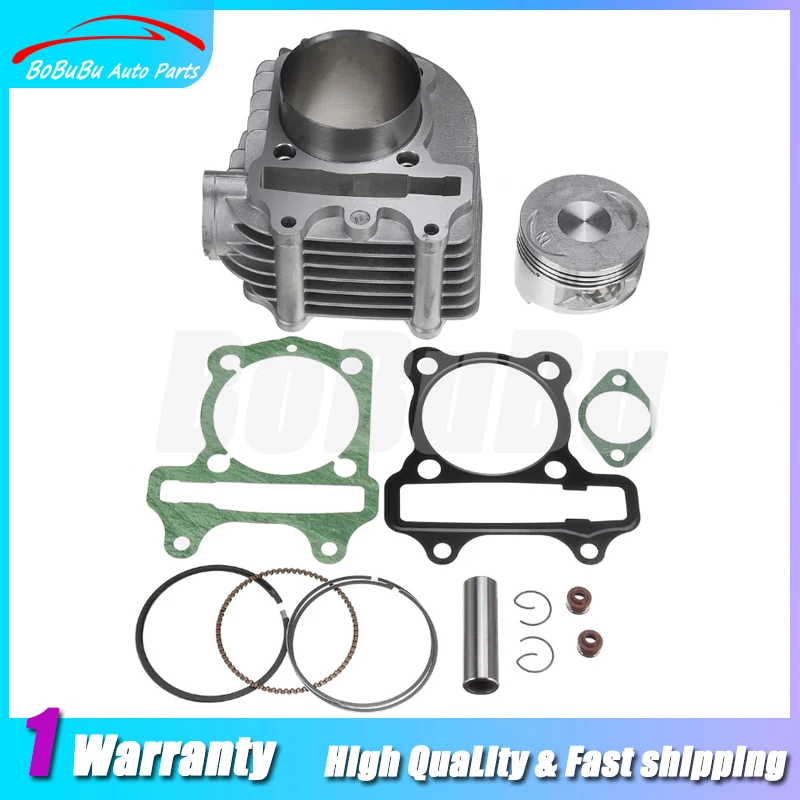 

For GY6 150cc 200cc big bore kit cylinder head piston gasket end clearance 61mm