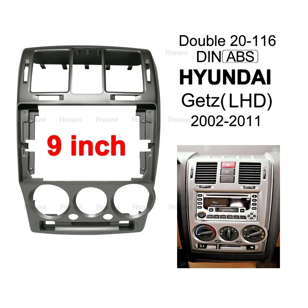 Car Stereo installation kit fascia panel Car Radio Frame For HYUNDAI GETZ 2002 2003 2004 2005 2006 2007 2008 2009 2010 2011