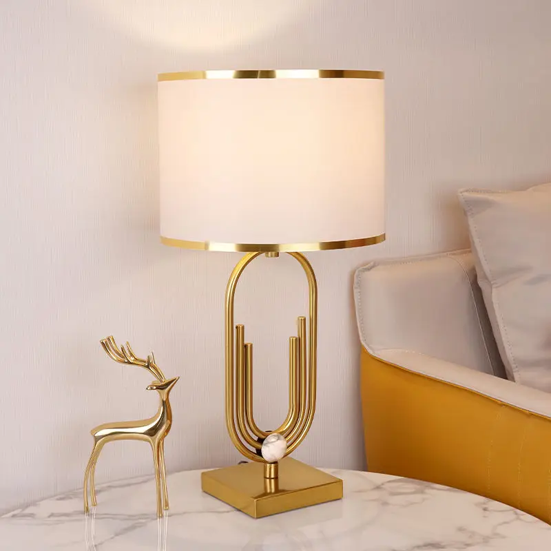 

Light luxury bedroom bedside lamp Modern simple touch home luxury desk lamp Nordic creative European style