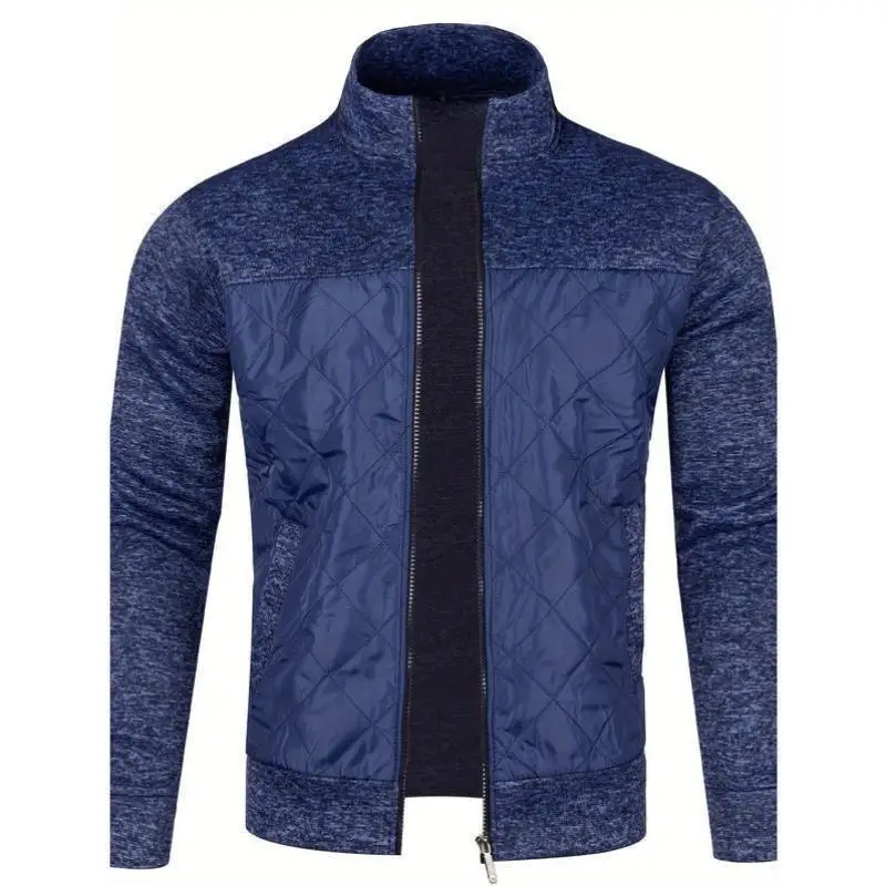 

Men's Knitted Cardigan Coat Coolmax Fiber Ciwalk Collar Nine Sve Length Thiened Winter Faion Inner Wear