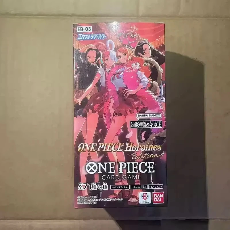 Bandai Official Japanese One Piece TCG Extra Booster Box EB-03 Heroines Edition | 24 Trading Card Packs Collectible Gift for Fan