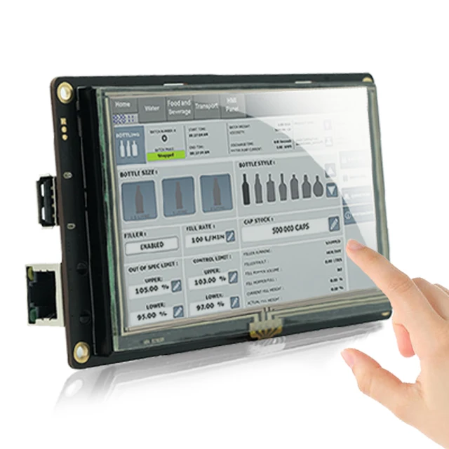 10.1 inch Industrial Type Touch Screen Controller LCD with Serial Interface 100PCS