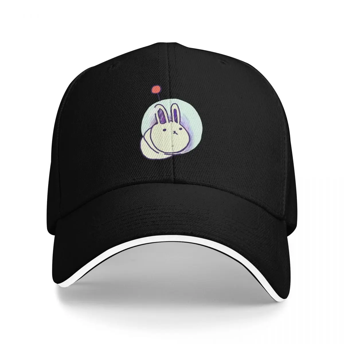 أوموري الفضاء الأرنب ملصق قبعة بيسبول قبعة رجل فاخر جديد في حفلة رغوة امرأة الرجال