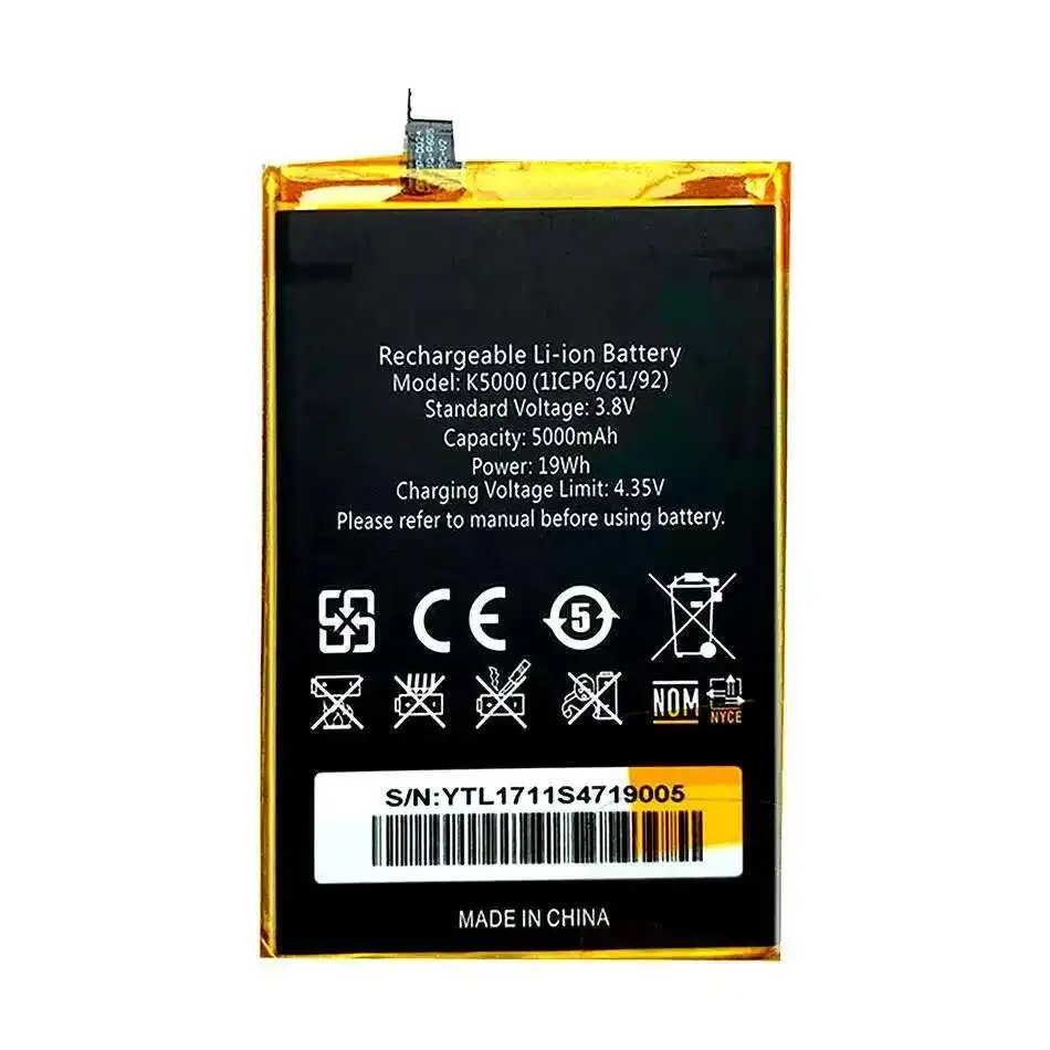 

Premium Replacement For Oukitel K5000 Mobile Phone Battery 5000mAh