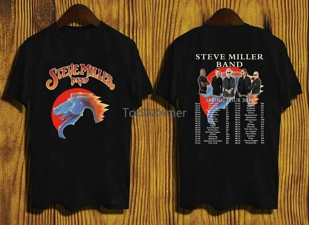 

Steve Miller Band Tour Dates 2019 T-Shirt 2 Side