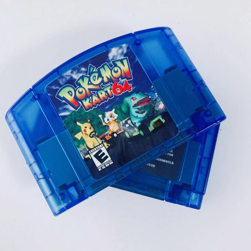 

N64 Game Cartridge, Compatible with 64-bit NTSC US Console, Kart 64, English Game Cartridge，collectible Gift, Toy
