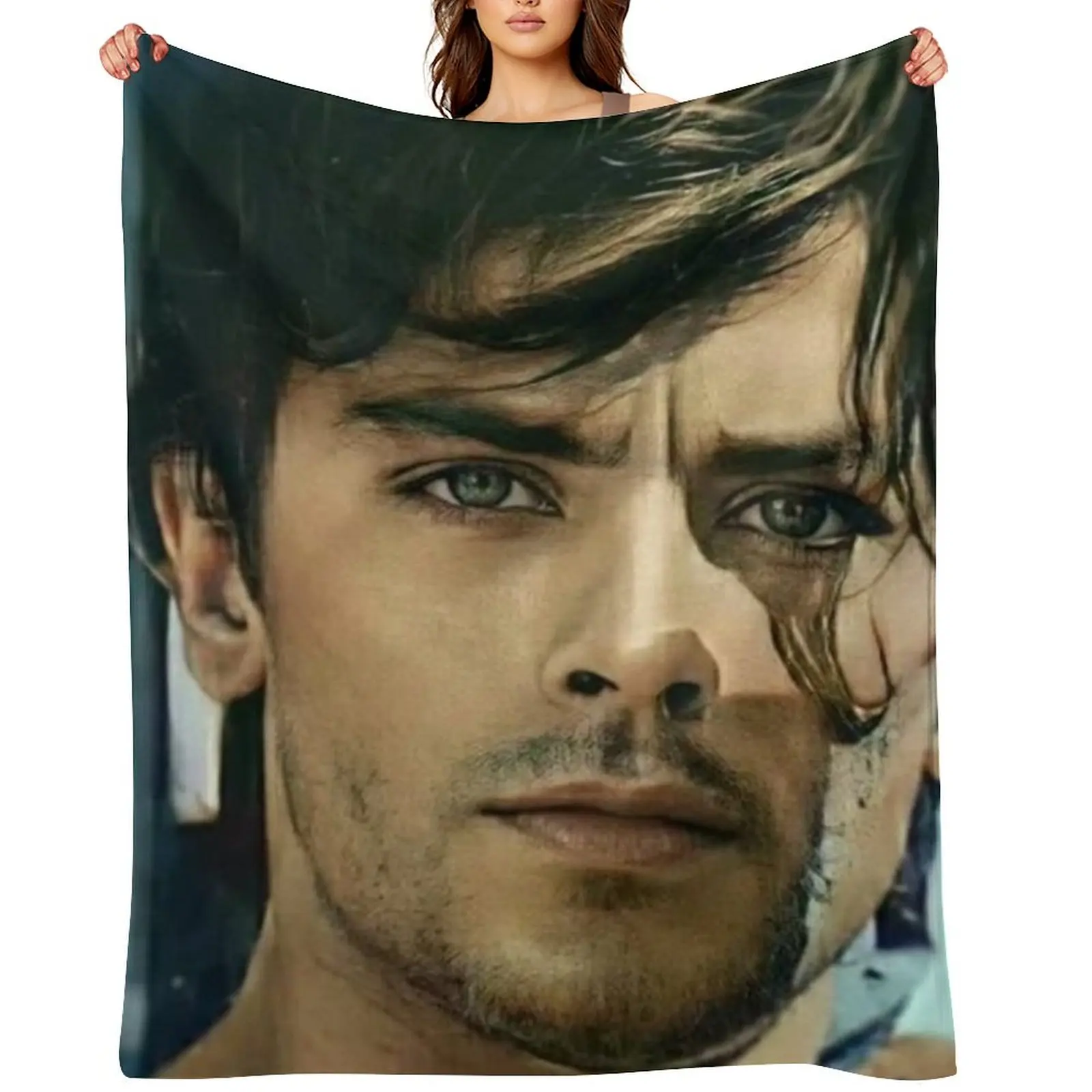 

alain delon Throw Blanket for sofa Winter beds blankets and throws Warm Blankets