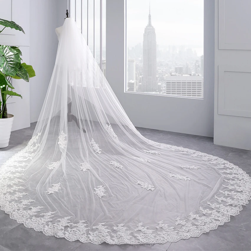 top-quality-35m-two-layers-2026-cathedral-wedding-veil-tulle-royal-bridal-veil-white-ivory-wedding-accessories