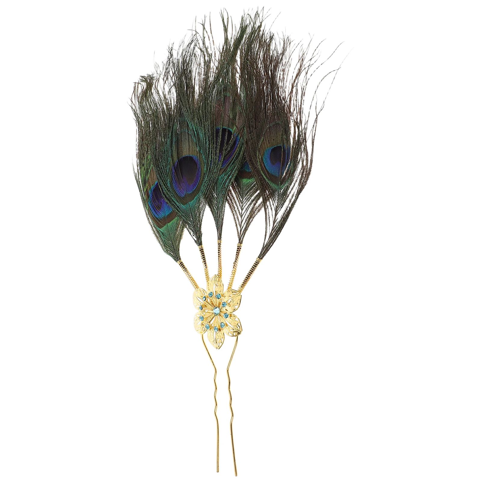 

Hairpin Ethnic Style Metal Cloth Hair Stick For Wedding Party Stage Vintage Hair Accessories Decorative