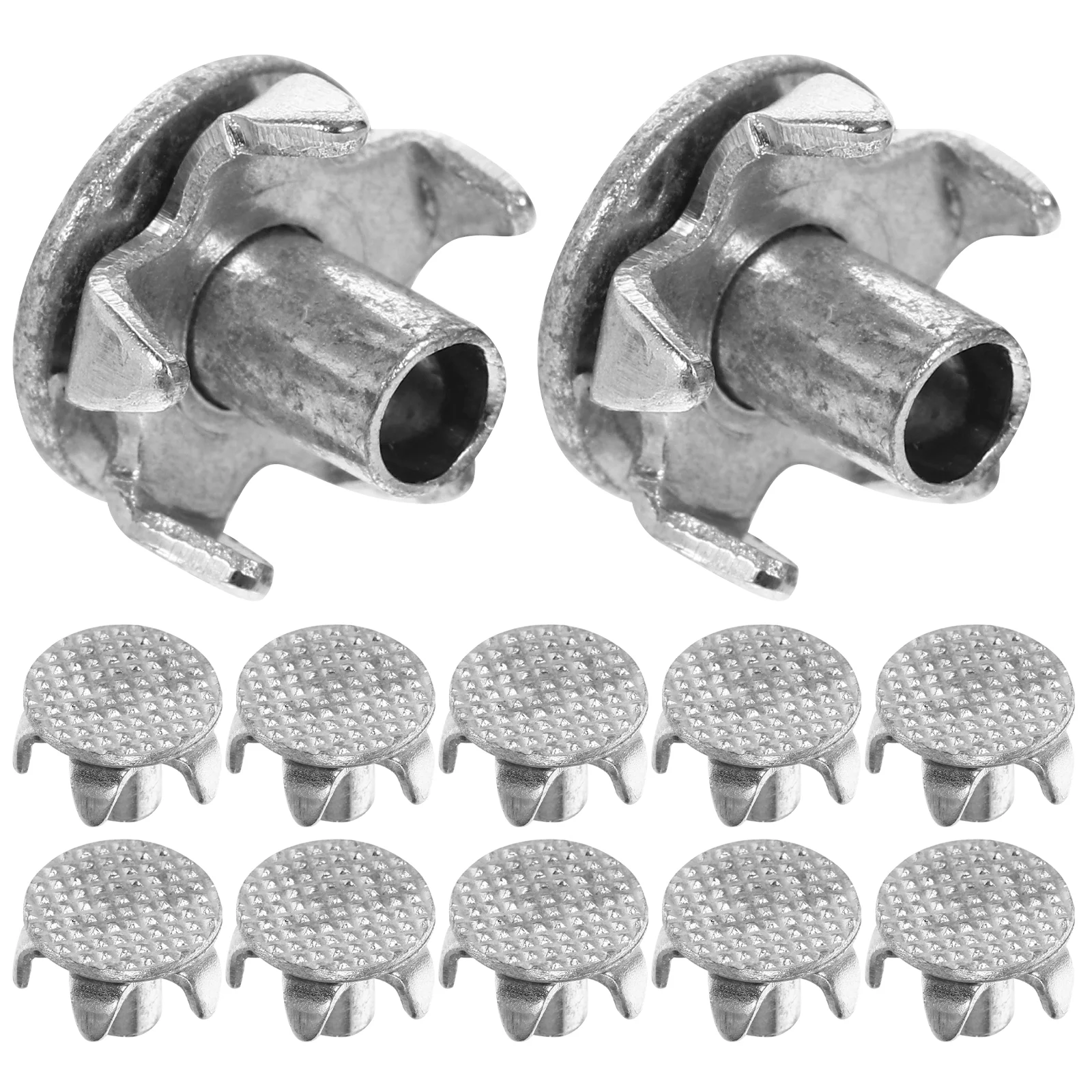 15 Pcs Crampon Nails Snowfield Shoe Non-slip Climbing Anti-slip Spike Steel Spikes Practical Peg Travel