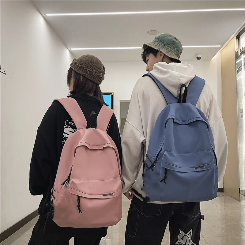 Large Casual School Backpacks for Teenagers Travel Waterproof Nylon Women's Backpack School Bags Men's Schoolbags Mochila